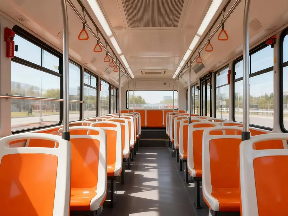 21 sièges ont utilisé l'autobus hybride