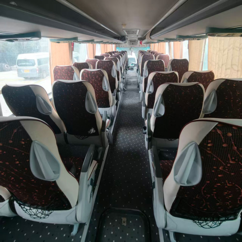 Bus utilisé diesel de sièges de Kinglong 53