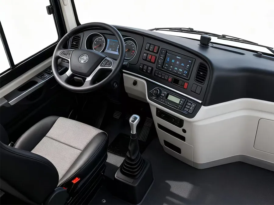 Autobus hybride utilisé par 45 sièges