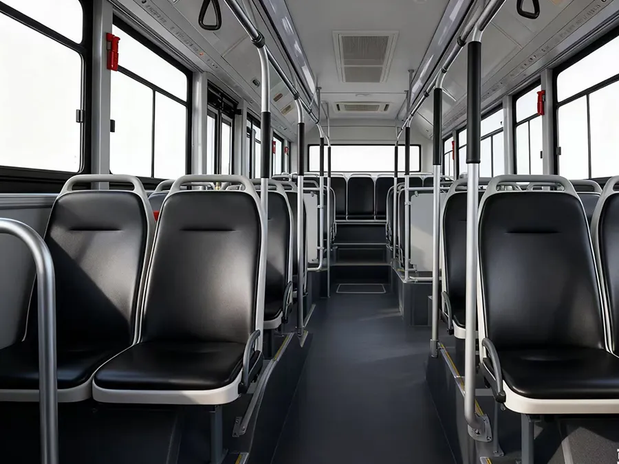 Autobus hybride utilisé par 45 sièges